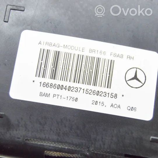 Mercedes-Benz GLE (W166 - C292) Seat airbag A1668600402