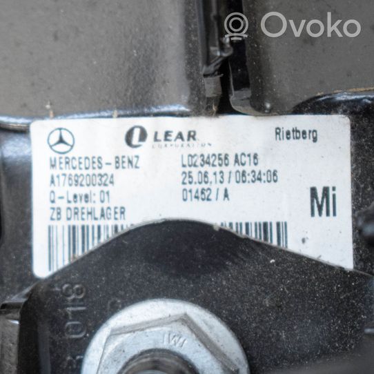 Mercedes-Benz CLA C117 X117 W117 Keskipaikan turvavyön solki (takaistuin) 
