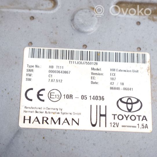 Toyota RAV 4 (XA50) Navigacijos (GPS) valdymo blokas 8684006041