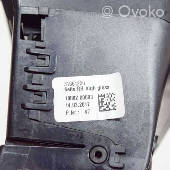 Volvo S90, V90 Dashboard glove box trim 31366677