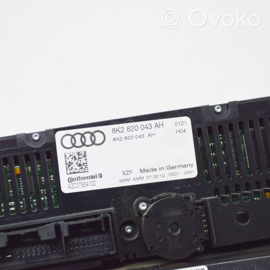 Audi A5 Sportback 8TA Interior fan control switch A2C34772500