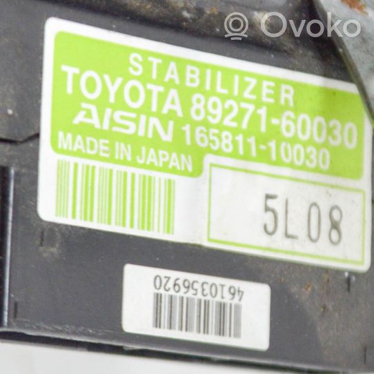 Toyota Land Cruiser (J150) Sterownik / Moduł zawieszenia pneumatycznego 8927160030