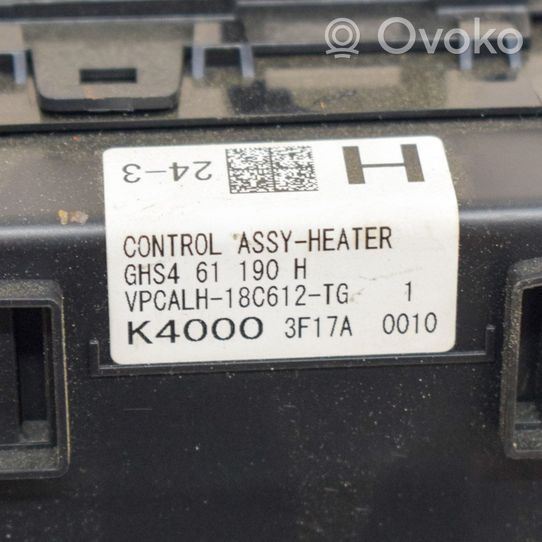 Mazda 6 Przełącznik / Włącznik nawiewu dmuchawy GHS461190H