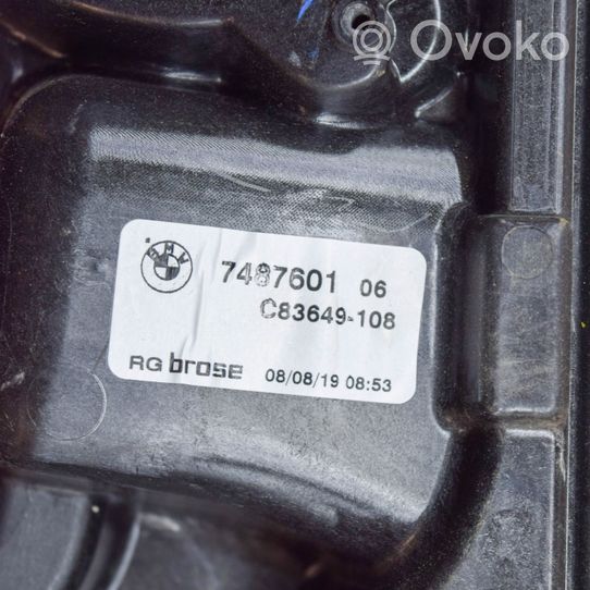 BMW X3 G01 Elektriskā loga pacelšanas mehānisma komplekts 7487601