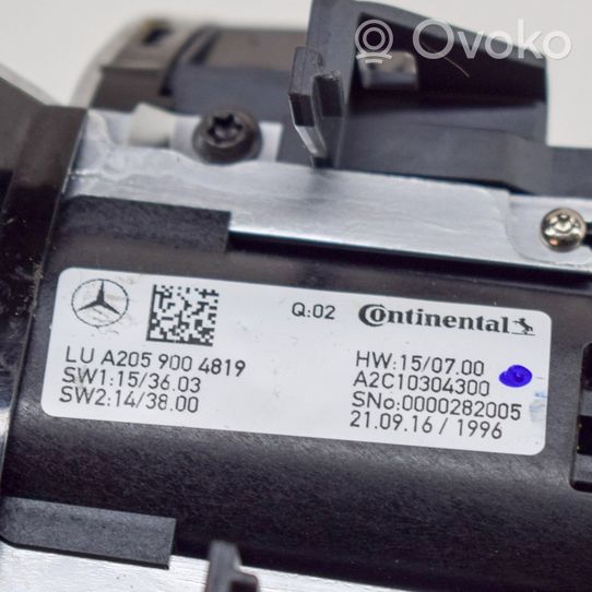 Mercedes-Benz C W205 Controllo multimediale autoradio A2059054006