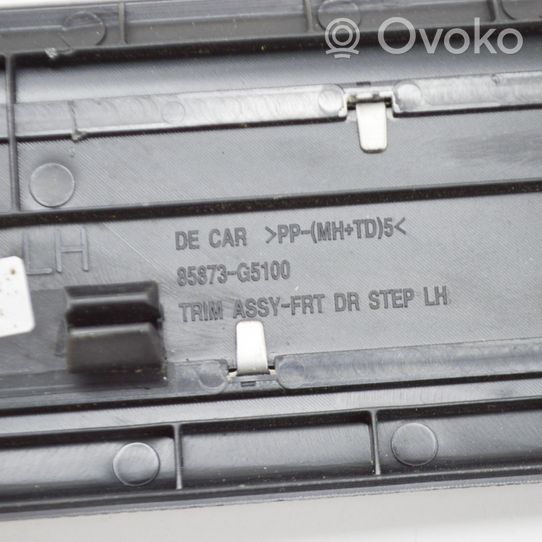 KIA Niro Copertura del rivestimento del sottoporta anteriore 85873G5100
