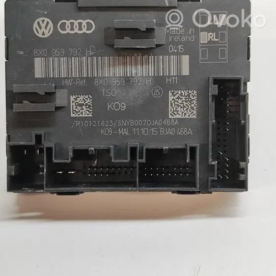 Audi Q3 8U Durų elektronikos valdymo blokas 8X0959792H