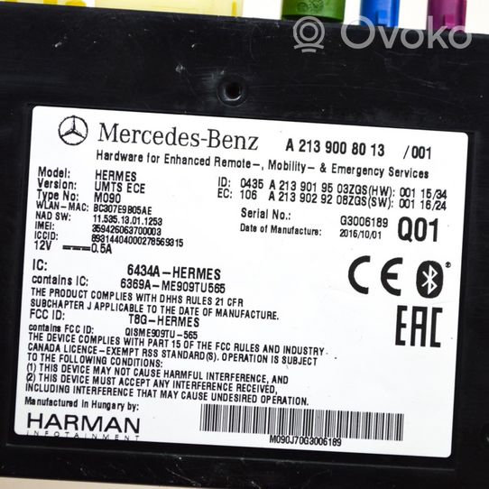 Mercedes-Benz GLE (W166 - C292) Bluetooth modulis A2139008013