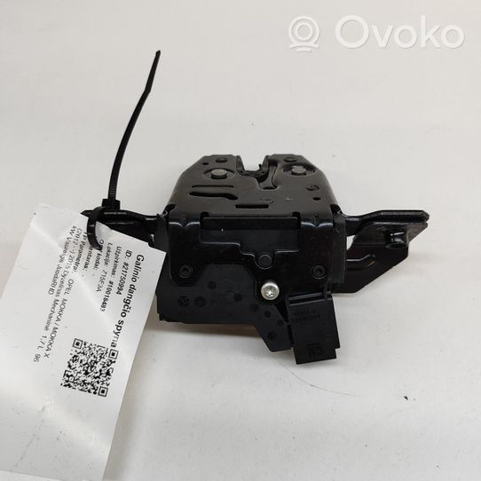 Opel Mokka X Blocco/chiusura/serratura del portellone posteriore/bagagliaio 13587640