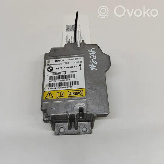 BMW 1 E82 E88 Oro pagalvių valdymo blokas 9264916