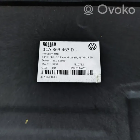 Volkswagen ID.4 Tappeto di rivestimento del fondo del bagagliaio/baule 11A863463D