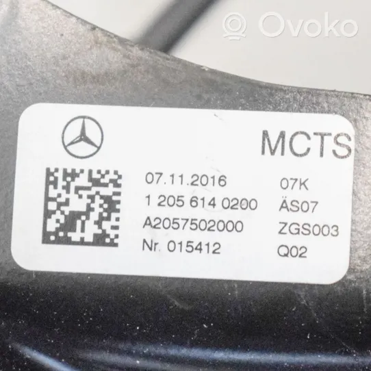 Mercedes-Benz C AMG W205 Mécanisme, toit ouvrant 0390203909