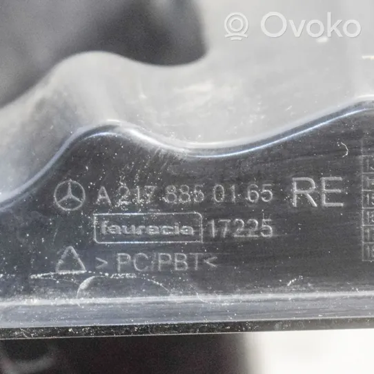 Mercedes-Benz S C217 Staffa di rinforzo montaggio del paraurti posteriore A2178850165