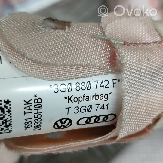 Volkswagen PASSAT B8 Airbag de toit 3G0880742F