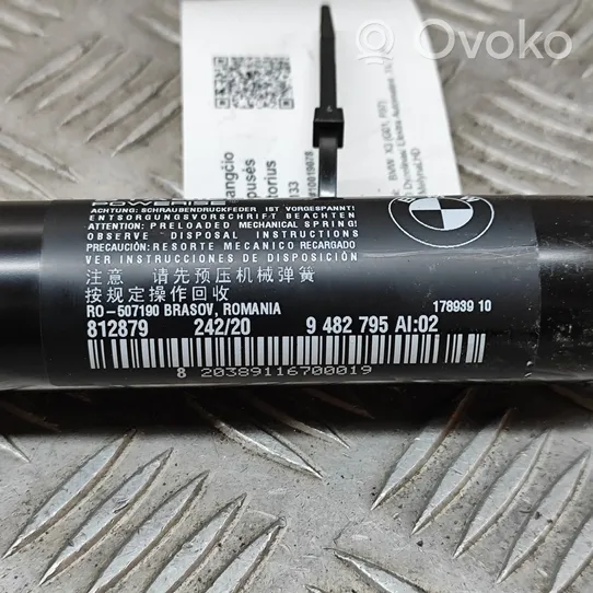 BMW X3 G01 Sprężyna do klapy tylnej bagażnika 9482795