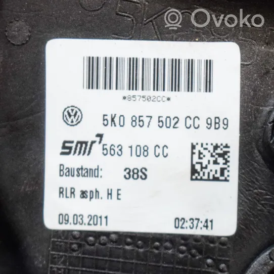 Volkswagen Golf VI Veidrodėlis (elektra valdomas) 5K0857502CC