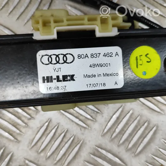 Audi Q5 SQ5 Priekinio el. lango pakėlimo mechanizmo komplektas 80A837462A