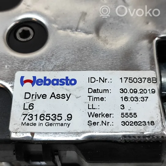 BMW 5 G30 G31 Motore/attuatore 7316535