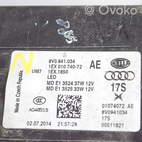 Audi A3 S3 8V Priekinis žibintas 8V0941034AE