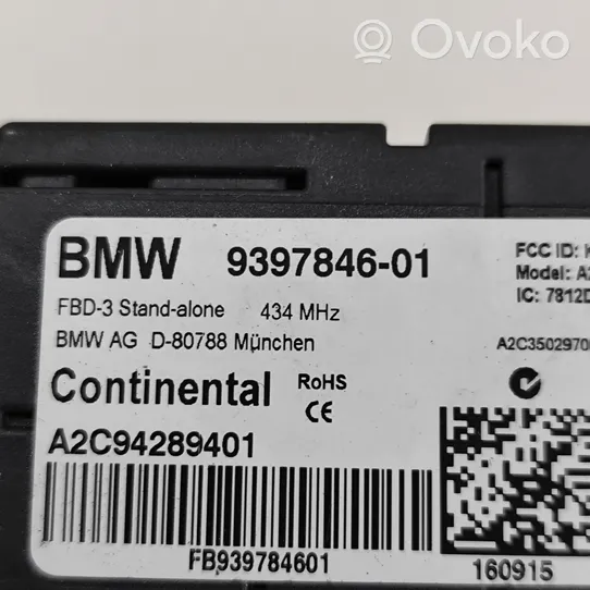 BMW 3 F30 F35 F31 Citu veidu instrumenti 9397846