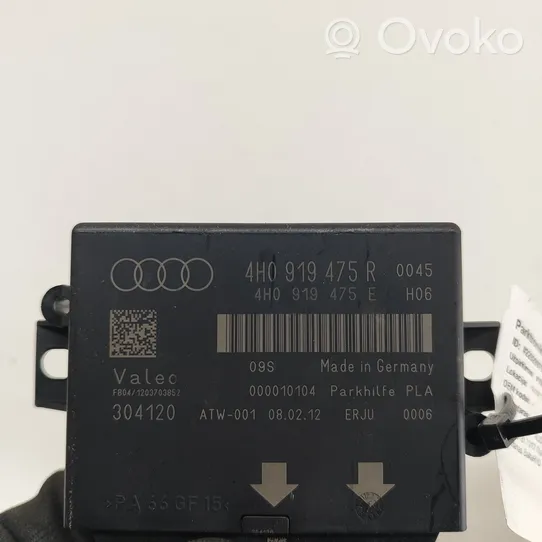 Audi A6 C7 Centralina/modulo sensori di parcheggio PDC 4H0919475R