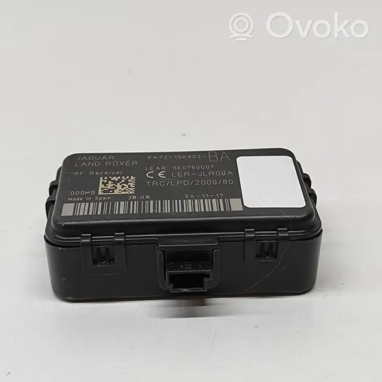 Land Rover Range Rover Velar Beraktės sistemos KESSY (keyless) valdymo blokas/ modulis FK7215K602BA