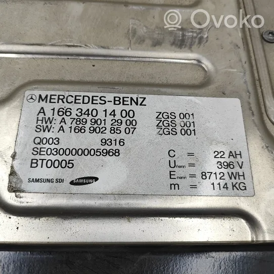 Mercedes-Benz GLE (W166 - C292) Batteria di veicolo ibrido/elettrico A1663401400