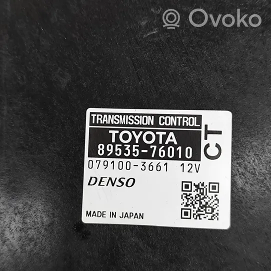 Toyota Prius+ (ZVW40) Gearbox control unit/module 8953576010