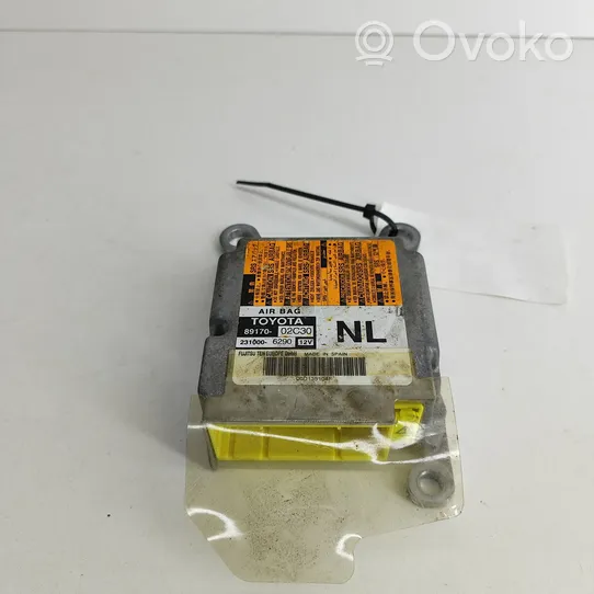 Toyota Auris E180 Gaisa spilvenu vadības bloks 8917002C30