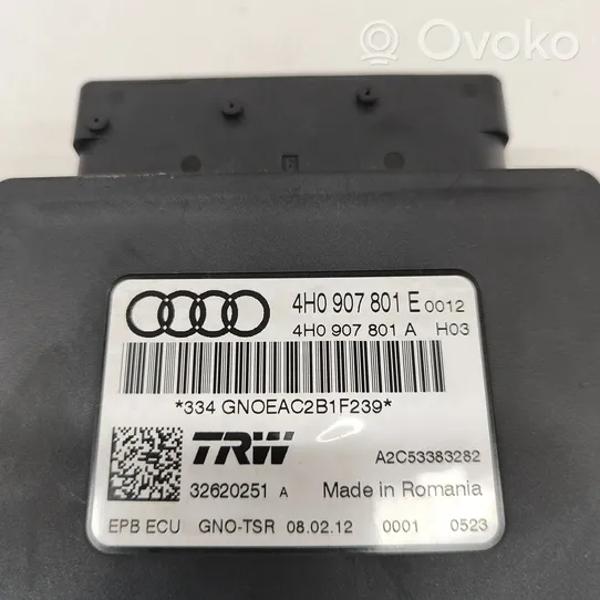 Audi A6 C7 Moduł / Sterownik hamulca postojowego EMF 4H0907801E