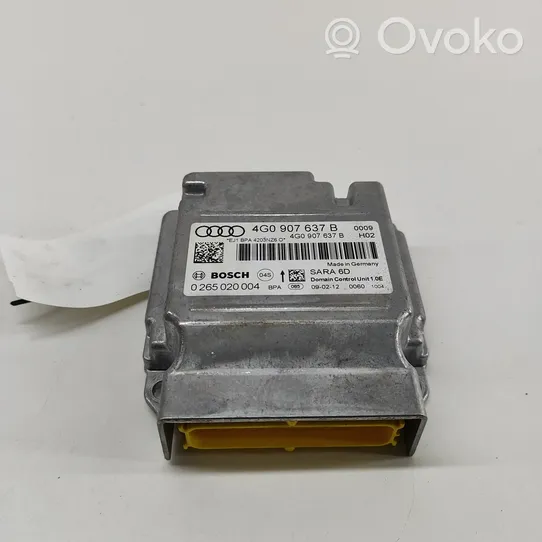 Audi A6 C7 Sterownik / Moduł Airbag 4G0907637B