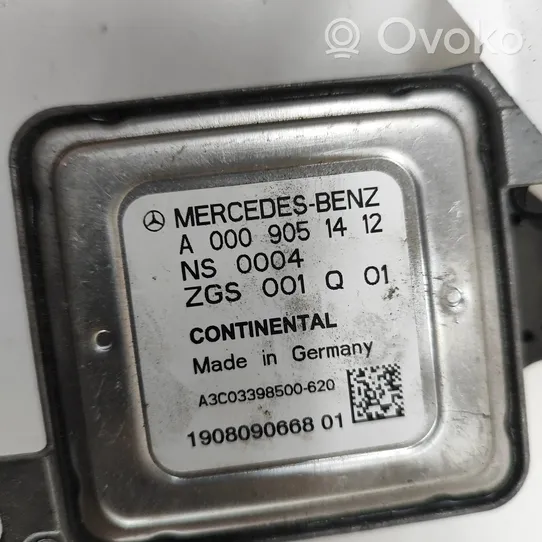 Mercedes-Benz S W222 Sensore della sonda Lambda A0009051412