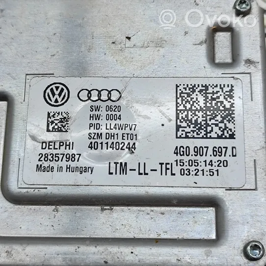 Audi Q5 SQ5 LED-liitäntälaitteen ohjausmoduuli 4G0907697D