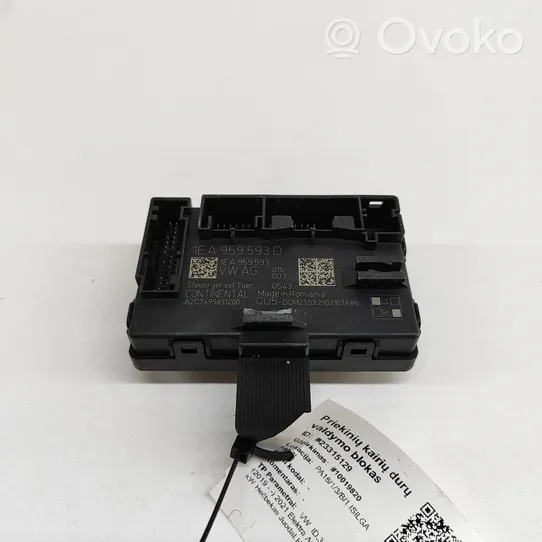 Volkswagen ID.3 Door control unit/module 1EA959593D
