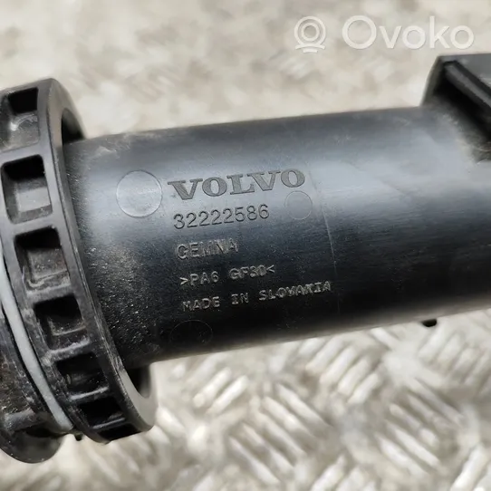 Volvo S60 Tube d'admission de tuyau de refroidisseur intermédiaire 32222586
