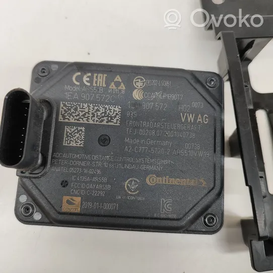 Volkswagen ID.3 Distronic sensors - adaptīvās kruīza kontroles sensors 1EA907572C