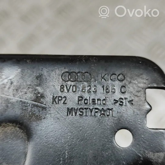 Audi A3 S3 8V Rygiel / Zaczep zamka pokrywy przedniej / maski silnika 8V0823185C