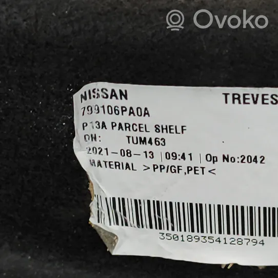 Nissan Juke II F16 Tavarahylly 799106PA0A