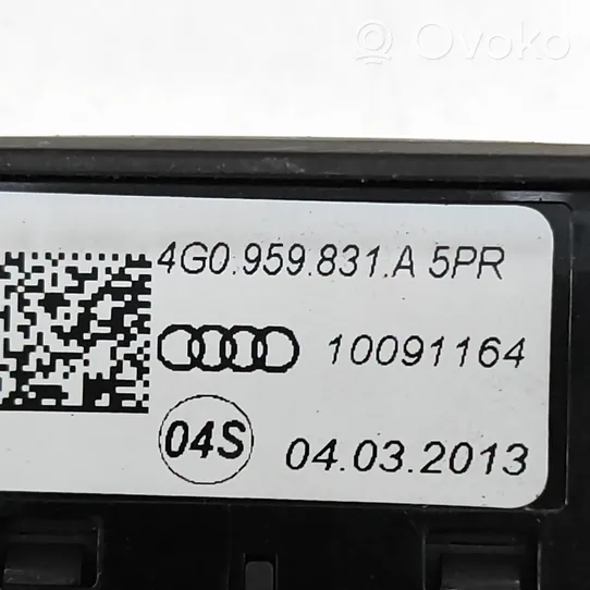 Audi Q5 SQ5 Bouton interrupteur ouverture du coffre 4G0959831A
