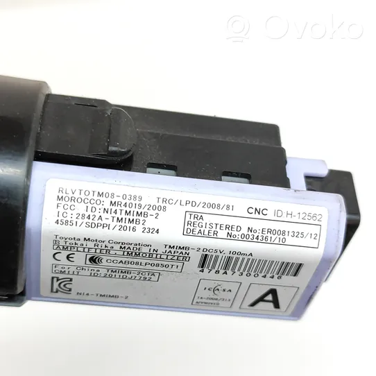 Toyota Land Cruiser (J150) Interruttore a pulsante start e stop motore 8961130064