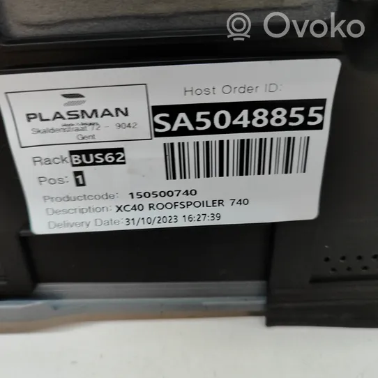 Volvo XC40 Takaluukun/tavaratilan spoileri 31488325