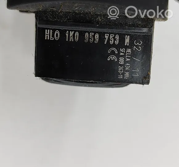 Volkswagen Tiguan Klucz / Karta zapłonu 1K0959753N