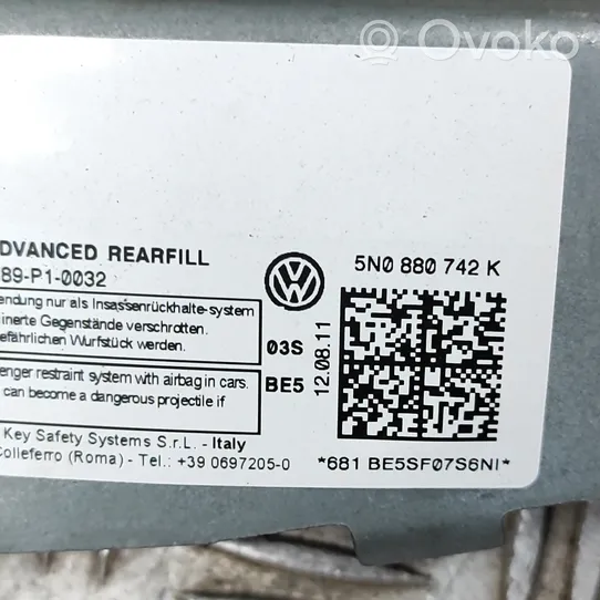 Volkswagen Tiguan Kurtyna airbag 5N0880742K