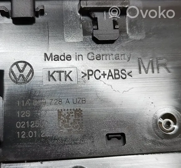 Volkswagen ID.4 Kojelaudan tuuletussuuttimen suojalista 11A819728A