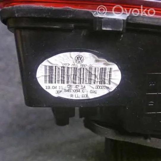 Volkswagen PASSAT B8 Luci posteriori del portellone del bagagliaio 3G5945094C