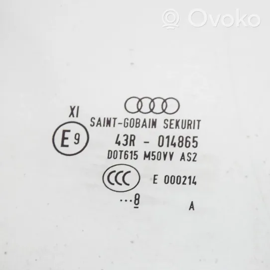 Audi Q5 SQ5 Etuoven ikkunalasi, neliovinen malli 43R014865