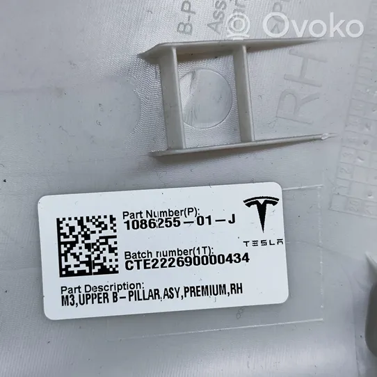 Tesla Model 3 Osłona górna słupka / B 108625501J