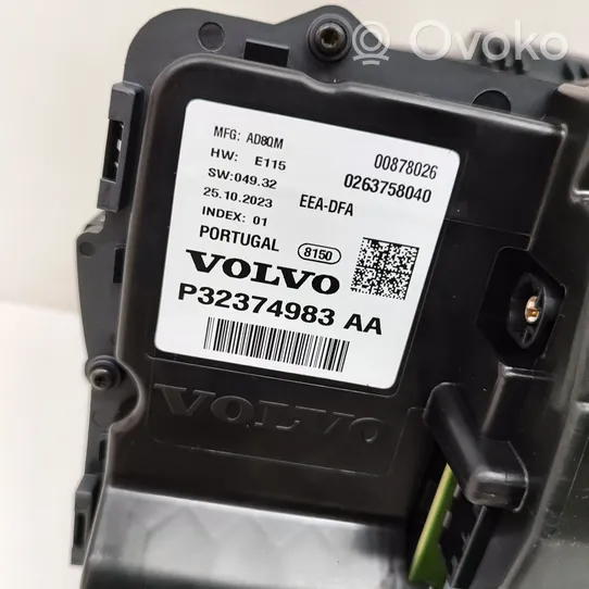 Volvo XC40 Tachimetro (quadro strumenti) 32374983