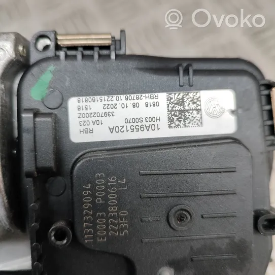 Volkswagen ID.3 Mechanizm i silniczek wycieraczek szyby przedniej / czołowej 10A955120A