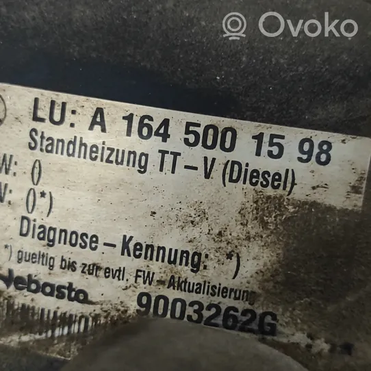 Mercedes-Benz GL X164 Ogrzewanie postojowe Webasto A1645001598